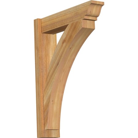 Ekena Millwork Thorton Rough Sawn Traditional Outlooker, Western Red Cedar, 6"W x 24"D x 32"H OUT06X24X32THR01RWR